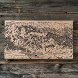 Beaver Creek Colorado Ski Trail Map - Engraved Wood Wall Art, Winter Cabin Decor, Snowboard Mountain Poster, Personalized Family Gift - thumbnail 2