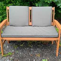 Pnh?? Garden Bench/Swing Seat Cushion Waterproof, 3Ft 4Ft 5Ft With Back Pads - thumbnail 2