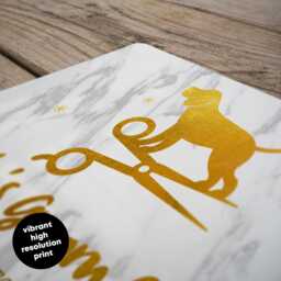 Personalised Dog Grooming Salon Sign - Custom Metal Pet Boutique Decor Groomer Studio Wall Art in A5, A4, A3 - thumbnail 3