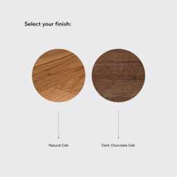 Handmade Solid Oak Coffee Table Minimalist Scandinavian Design - thumbnail 3