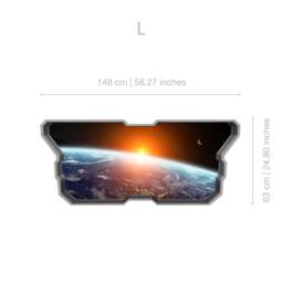 3D Spaceship Window - 3D Wall Wallpaper Wall Art Stickers Sticker Decal Skuse3Dw - thumbnail 2
