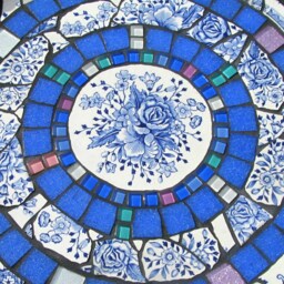 Mosaic Birdbath, Approx 28cm Diameter, Waterproof Materials, Ready For The Birds in Your Garden - - thumbnail 4