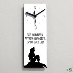 Ariel Mermaid - Have You Ever Seen Anything So Wonderful in Your Entire Life? Wall Clock - thumbnail 2