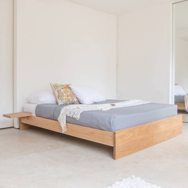 Enkel Platform Wooden Bed Frame - No Headboard By Get Laid Beds - image 1