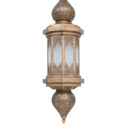 Crownspire Moroccan Brass Pendant Light With Geometric Arabesque Pattern, Lantern Ceiling Lamp For Hallway, Kitchen Or Living Room - thumbnail 3