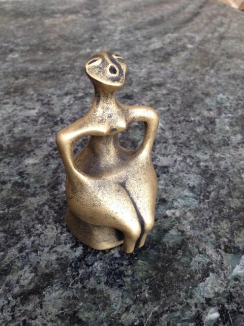 Ancient Mother Goddess Sculpture Fertility Symbol, Sun Cult Guardian - image 1