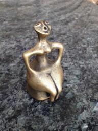 Ancient Mother Goddess Sculpture Fertility Symbol, Sun Cult Guardian