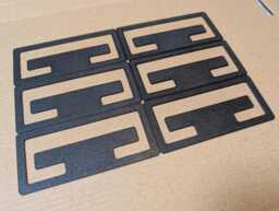 Ikea Schottis Blind Clips - Compatible Replacements X6, White Or Black, Pleated Shade Parts, Easy Install, Schottis Repair - thumbnail 1