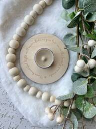 Your Beautiful Light Will Never Fade Tea Light Holder, Loving Memory, Memorial Candle, Remembrance Miss You, Sorry For Loss - thumbnail 2