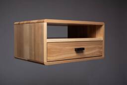 Floating Nightstand One Drawer & Shelf - thumbnail 1