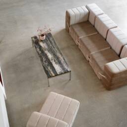 Modular Sofa - Curt Set 9 Bed, Large Floor Sofa, Removable Covers, Flexible Seating, Barcelona Fabric - thumbnail 4