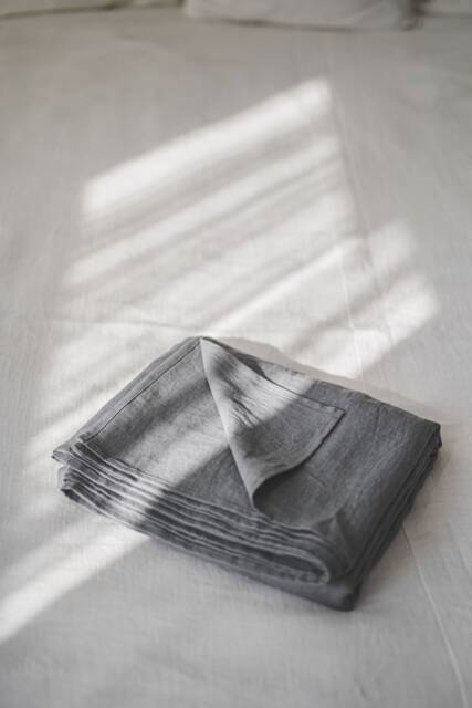 Eco Linen Flat Sheet - All-Season, Breathable Bedding Made From Natural Fibers Perfect For A Calm, Minimalist Bedroom Look - image 1