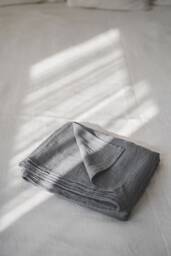 Eco Linen Flat Sheet - All-Season, Breathable Bedding Made From Natural Fibers Perfect For A Calm, Minimalist Bedroom Look