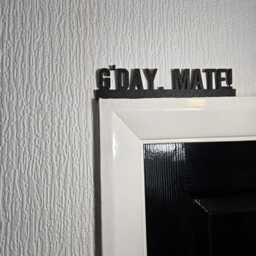 G'day Mate Door Topper, Australian-Themed Wall Decor, Quirky Home Accent, Fun Entryway Sign, Unique Gift For Aussie Lovers - thumbnail 2
