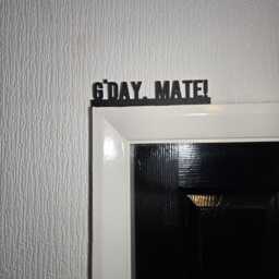 G'day Mate Door Topper, Australian-Themed Wall Decor, Quirky Home Accent, Fun Entryway Sign, Unique Gift For Aussie Lovers - thumbnail 3