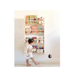 Kids Bookshelf, Montessori Baby Nursery Bookcase, Decor, Gift For