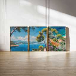 Set Of 3 Costa Brava Posters, Spain Prints, Mediterranean Wall Art Set, Spanish Coastal Beach Europe Decor - thumbnail 2