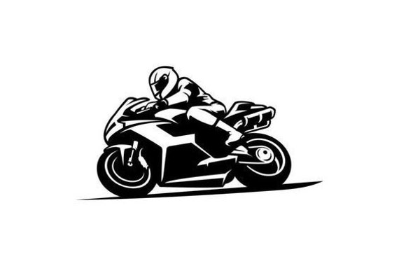 Motorbike Racing Tt Vinyl Decal Decor Car Van Bonnet Side Sticker Hood Graphic Sign Motorhome Campervan Wall Art
