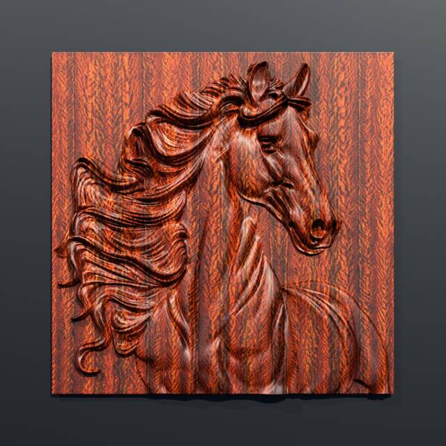 "Bas-Relief ""Horse2"