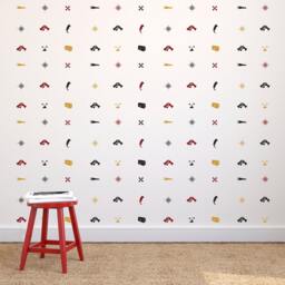 Pirate Icons Wall Decals - Kids Room Decor, Removable Vinyl Stickers - thumbnail 2