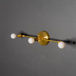 In Stock - Ships On The Same Day Likha 3 Light Candelabra Mid Century Modern Bathroom Hallway Vanity Sconce - thumbnail 2