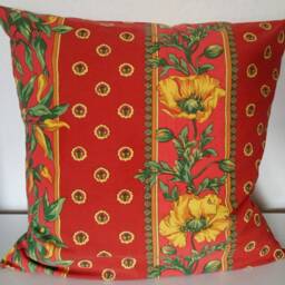 Pillowcase Summer Flowers, Pillowcase With Hotel Closure, Sewn Yourself, Made Of Fabric, Cotton - thumbnail 3
