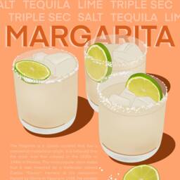 Margarita Print - Cocktail Poster Available in Multiple Sizes - thumbnail 3