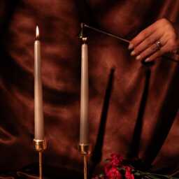 Solid Brass Candle Snuffer - Knurled Handle Wick Extinguisher Minimalist Accessory - thumbnail 4