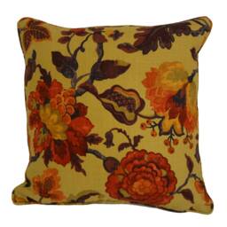 Sanderson - Amanpuri Old Gold/Aubergine Cushion Cover Throw Pillow Designer Home Decor - thumbnail 2