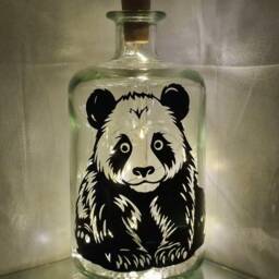 Led Panda Bottle Lamp - thumbnail 2