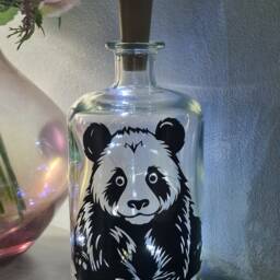Led Panda Bottle Lamp - thumbnail 4