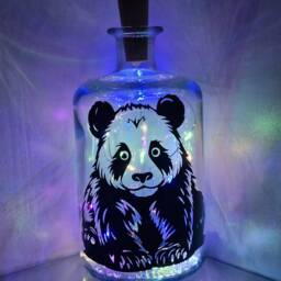 Led Panda Bottle Lamp - thumbnail 3