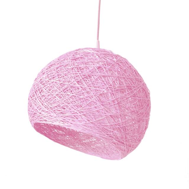"Pink Modern Pendant Lighting, Globe Lamp, Nordic Pendant Lights, Ceiling Lamps, Modern Lamp - Hemisphere - 16 " - image 1