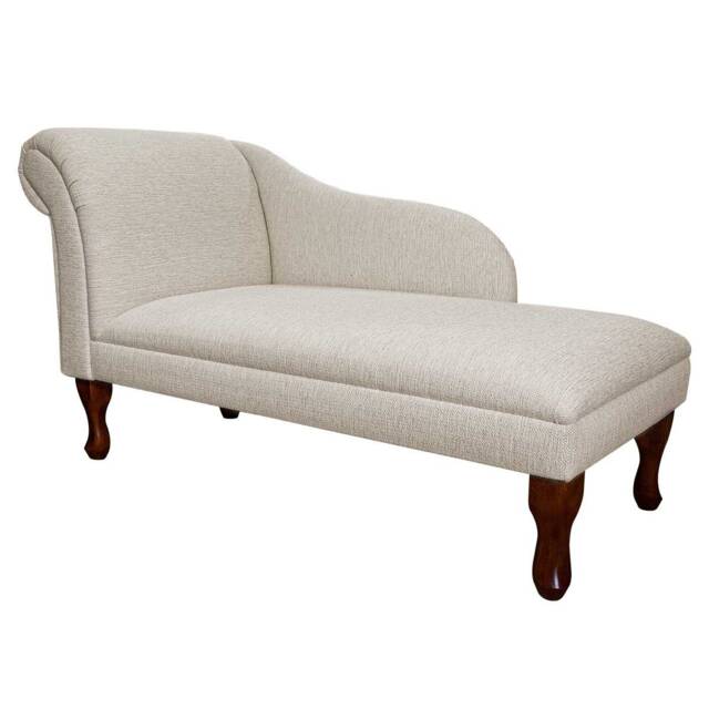 Handmade Cream Weave Chaise Longue - image 1