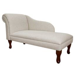 Handmade Cream Weave Chaise Longue