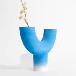 Ceramic Vase/Sculpture Portale 0036 - Minimalist Design Home Furniture & Decor Handmade in Italy - thumbnail 3