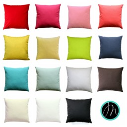 Aqua Throw Pillow, Mandarin Blue Pillow Cover, Solid Zippered Cushion Plain Case, Sofa Pillows - thumbnail 4