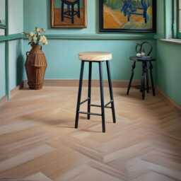 Custom Handmade Industrial Oak Bar Stool Rick Broadoak UK - thumbnail 3