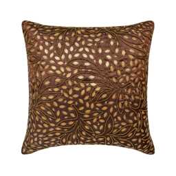 "Luxury Leaf Sofa Throw 16""x16" - thumbnail 1