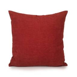 Deep Orange Red Pillow Cover, Throw Decorative Cushion Pillowcase, Accent Pillow, Velvet Covers - thumbnail 1