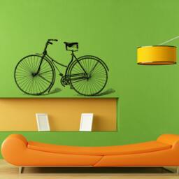 Vintage Bicycle Wall Sticker Vinyl Mural Decal Home House Apartment Art Decor Free Shipping L025 - thumbnail 1