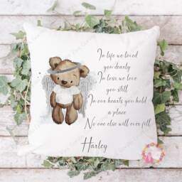 Baby Loss, in Memory, Memorial Gift, Loss Cushion, Miscarriage Pillow, Infant Grieving Gift, Angel - thumbnail 2