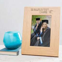 Personalised Engraved Create Your Future Photo Frame - Graduation Gift For Daughter Son New Job Friends Motivational Quote - thumbnail 3