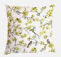 Floral Blossom Cushion Cover , Bird Citrus Throw Pillow Scatter Cushions UK - thumbnail 1