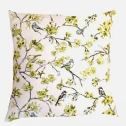 Floral Blossom Cushion Cover , Bird Citrus Throw Pillow Scatter Cushions UK - thumbnail 2
