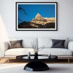 Mont Blanc Print Alps Mountain Landscape Photography, Adventure Wall Art - thumbnail 3