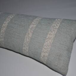 Green & Cream Fabric Door Draught Excluder Cushion 91 X 19 cm 36 7 Half Inch - thumbnail 2