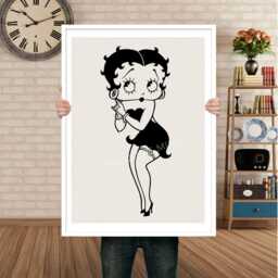 Betty Boop Set Of 3 Canvas/Art Prints Framed Wall Art, Home Decor, Dorm For College Girls, Aura Poster Gift Girlfriend - thumbnail 3