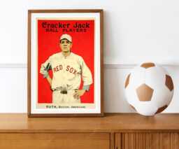 Reprint Of A Vintage Sports Poster - 1915 Babe Ruth The Boston Red Sox - thumbnail 1