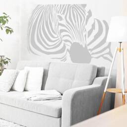 Zebra Vinyl Wall Decal Sticker - Decal, Zoo Nursery, Nature 198 - thumbnail 2